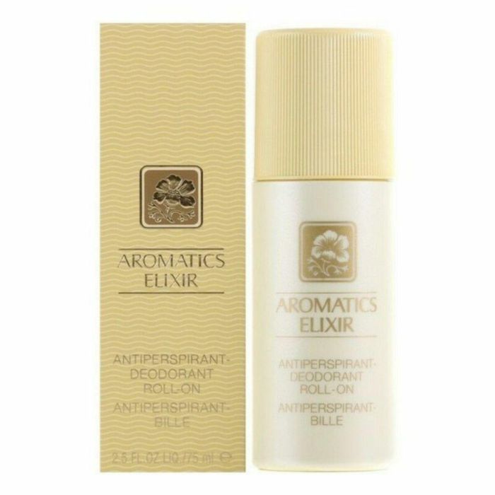 Clinique AROMATICS ELIXIR Desodorante Roll On 75 ml Fragancia Rosa Jazmín Ylang-Ylang Vetiver Musgo de Roble
