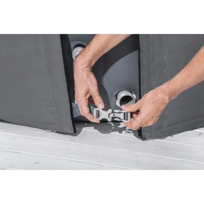 Bestway Cubierta Térmica para Spa Redondo 1.80m x 66 cm, Compatible con Bombas Integradas y Externas, EnergySense, Impermeable