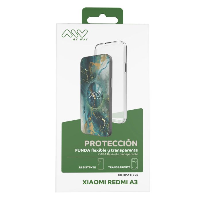 myway funda compatible con Xiaomi Redmi A3 transparente 2 myway funda compatible con Xiaomi Redmi A3 transparente 2