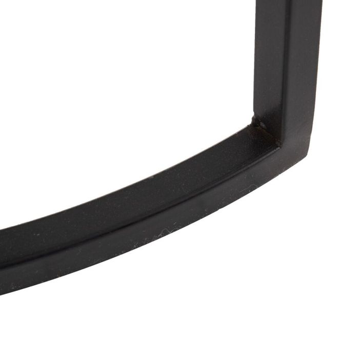 Mesa auxiliar Marrón Negro Metal Hierro Madera MDF 62,5 x 62,5 x 73 cm 62,5 x 31 x 73 cm (2 Unidades) 3