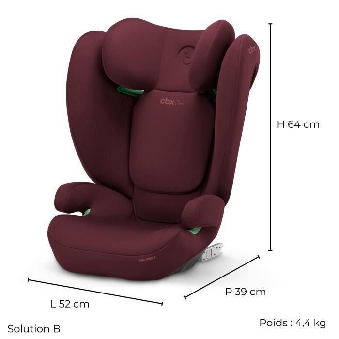 Cybex CYB4063846370795 Silla de Coche SEP B I-FIX Dynamic Grupo 2/3 Rojo 5