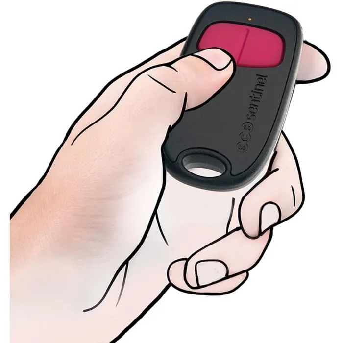 Scs Sentinel SimplyControl Mando a distancia 2 canales Fucsia, alcance 40m, frecuencia 433,92 MHz Scs Sentinel SimplyControl Mando a distancia 2 canales Fucsia, alcance 40m, frecuencia 433,92 MHz