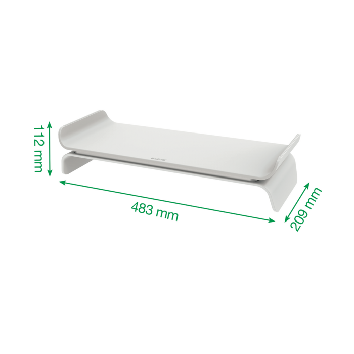 Leitz Soporte Elevador Monitor Ajustable Ergo Gris 65040085 6