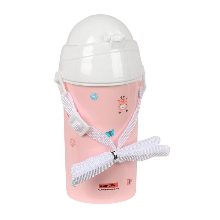 Botella de Agua Safta Jirafa Coral PVC 500 ml 1 Botella de Agua Safta Jirafa Coral PVC 500 ml 1