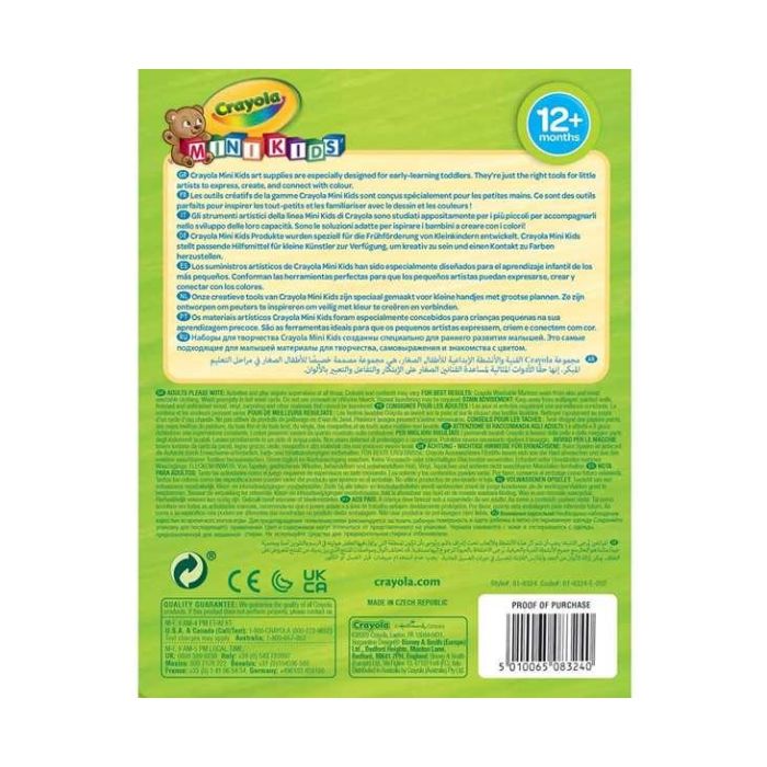 Rotuladores lavables mini kids 8 unds, con puntas redondas de seguridad 13x1,7x17,2 cm 3 Rotuladores lavables mini kids 8 unds, con puntas redondas de seguridad 13x1,7x17,2 cm 3