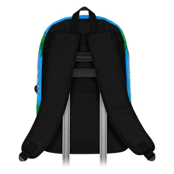 Karactermania Mochila HS FAN 2.2 Knuckles Run 31 x18 x44 cm Ripstop Multicolor Urbana Compartimento Principal Bolsillo Frontal Repelente Líquidos Correas Acolchadas 2