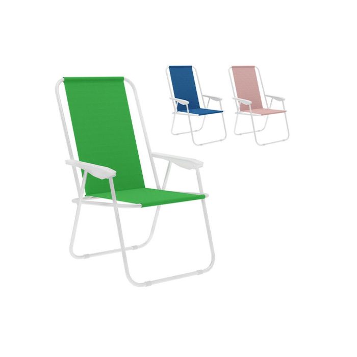 Marbueno Silla Plegable Acero Surtida Playa y Piscina 59X51X83 cm 10170 0 Marbueno Silla Plegable Acero Surtida Playa y Piscina 59X51X83 cm 10170 0