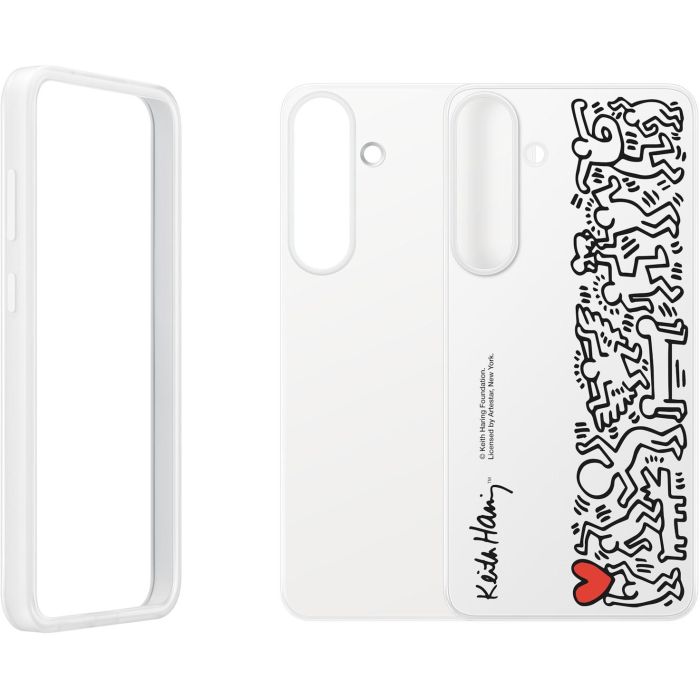 Samsung EF-MS936 Funda Flipsuit para Galaxy S25+, Protección contra Caídas, Resistente a Rayones, Blanco/Multicolor 6