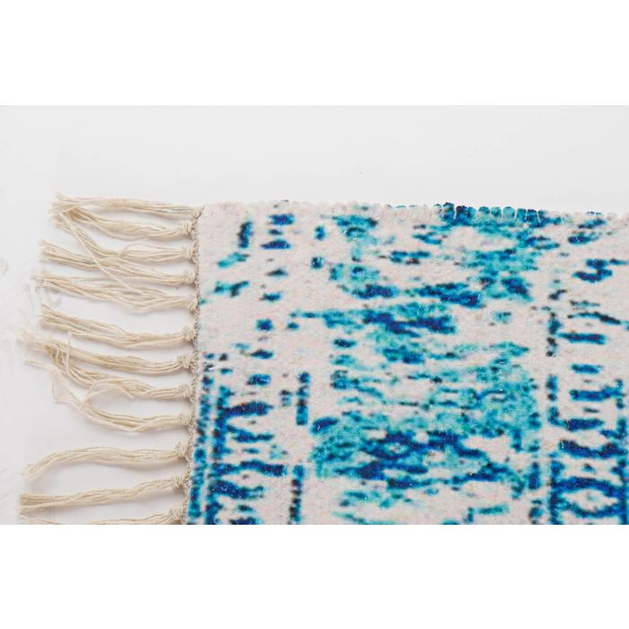 Alfombra Arabe DKD Home Decor Azul 240 x 1 x 60 cm 1 Alfombra Arabe DKD Home Decor Azul 240 x 1 x 60 cm 1