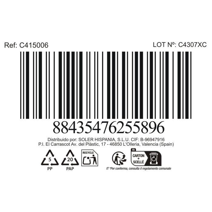 La Mediterranea Plato Hondo Felit 22 cm (18 Unidades) 1