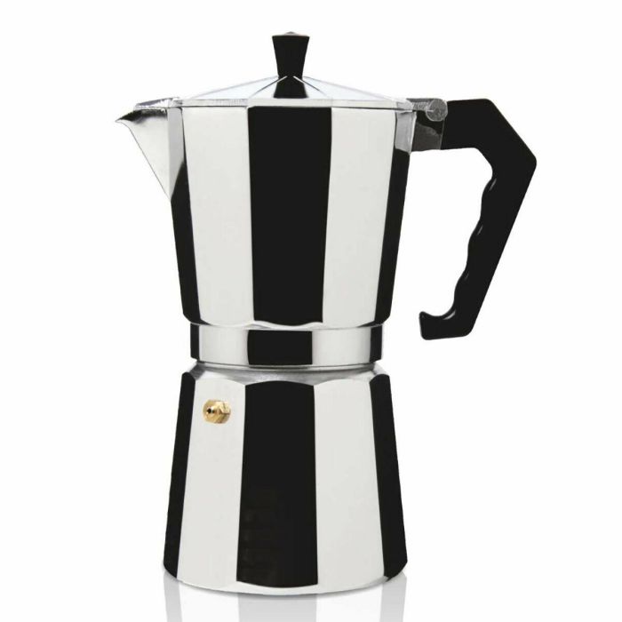 Cafetera Italiana Haeger CP-12A.009A Aluminio 300 ml Cafetera Italiana Haeger CP-12A.009A Aluminio 300 ml