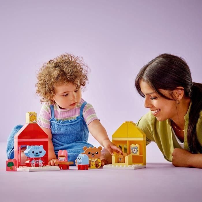 LEGO 10414 DUPLO My First: Mis Rituales Diarios - Hora de Comer y Dormir, Juguete Social con 4 Figuras de Animales 4 LEGO 10414 DUPLO My First: Mis Rituales Diarios - Hora de Comer y Dormir, Juguete Social con 4 Figuras de Animales 4