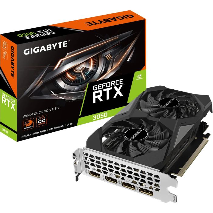 Gigabyte Tarjeta Gráfica GeForce RTX 3050 WindForce OC V2 6GB GDDR6 0 Gigabyte Tarjeta Gráfica GeForce RTX 3050 WindForce OC V2 6GB GDDR6 0