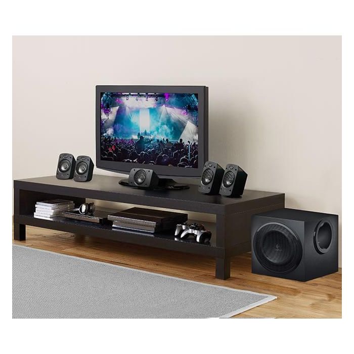 Logitech Z906 Altavoces 5.1 Surround Sound 500W RMS con Certificación THX, Dolby Digital y DTS para PC, MAC, Consolas y TV 9 Logitech Z906 Altavoces 5.1 Surround Sound 500W RMS con Certificación THX, Dolby Digital y DTS para PC, MAC, Consolas y TV 9