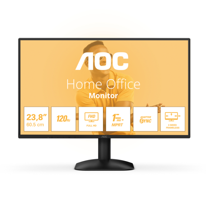 AOC Monitor 24B31H 23.8" Full HD 120Hz 1ms MPRT Negro