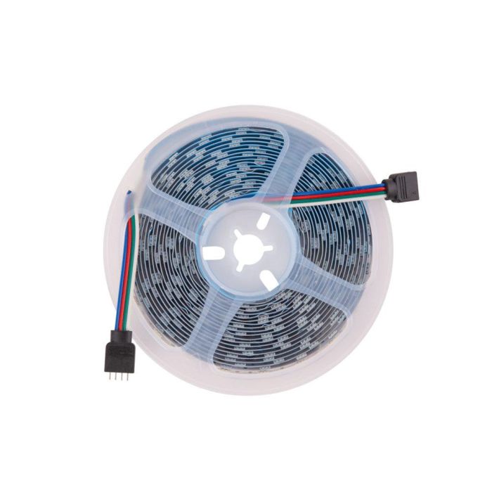 Tira de LED RGB Flexible 5 Metros Autoadhesiva SMD5050 300 LEDs 72W 4.200Lm 12V IP33 para Iluminación Decorativa PL-219012-RGB-IP33 3 Tira de LED RGB Flexible 5 Metros Autoadhesiva SMD5050 300 LEDs 72W 4.200Lm 12V IP33 para Iluminación Decorativa PL-219012-RGB-IP33 3