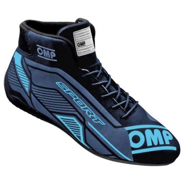Omp OMPIC0-0829-A01-275-38 Zapatillas Deportivas Omp Sport Fia 8856-2018 Negro-Cian Talla 38 1