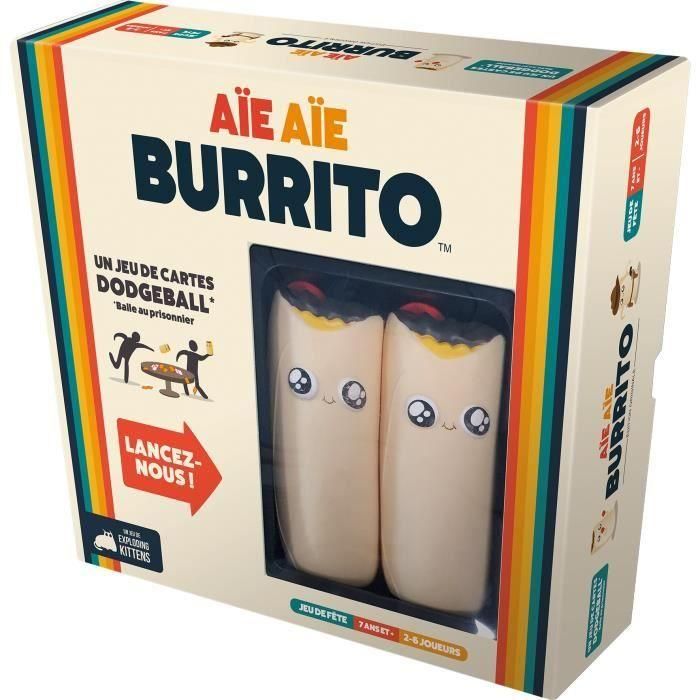 Asmodee Aie Aie Burrito Juego de Mesa de Fiesta, Edad 7+, 2-6 Jugadores, Partidas de 15-30 Minutos 1 Asmodee Aie Aie Burrito Juego de Mesa de Fiesta, Edad 7+, 2-6 Jugadores, Partidas de 15-30 Minutos 1