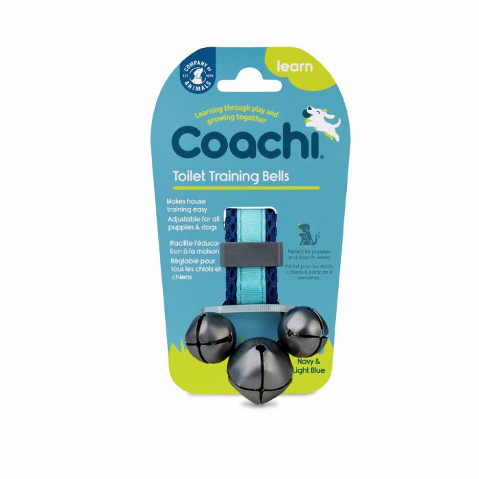 Juguete de adiestramiento Coachi Bells Azul 7