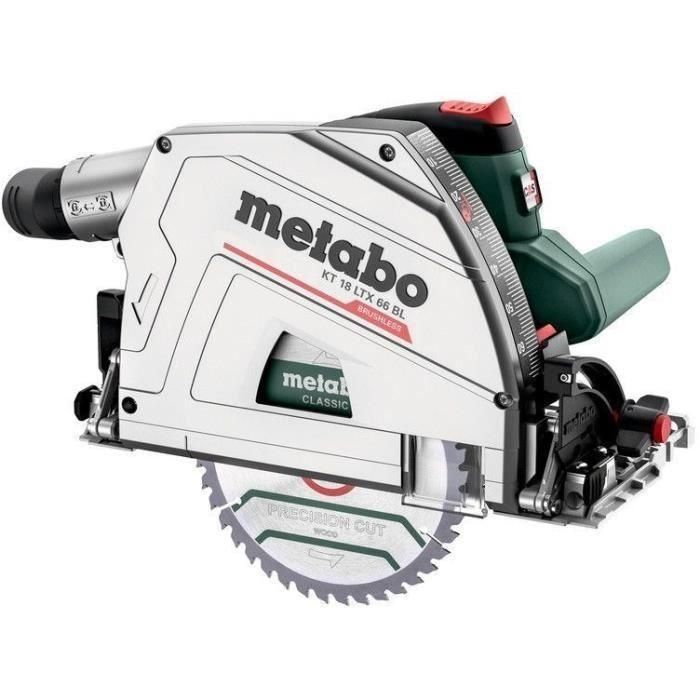 Sierra circular portátil a batería - METABO - KT 18 LTX 66 BL - 18 V - MetaBOX 340 Sierra circular portátil a batería - METABO - KT 18 LTX 66 BL - 18 V - MetaBOX 340