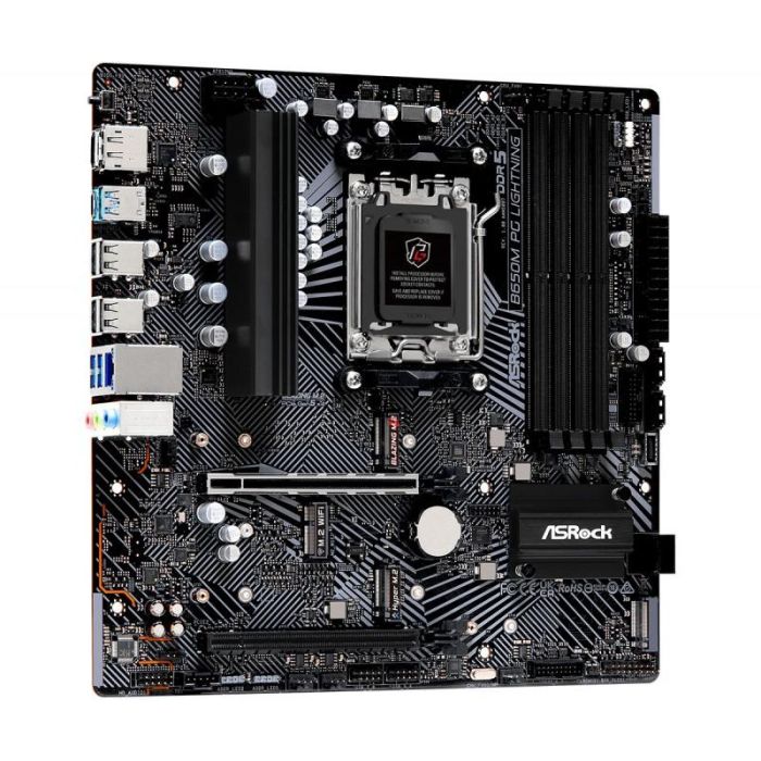 ASRock B650M PG Lightning AMD B650 Socket AM5 micro ATX - 90-MXBMV0-A0UAYZ 3 ASRock B650M PG Lightning AMD B650 Socket AM5 micro ATX - 90-MXBMV0-A0UAYZ 3