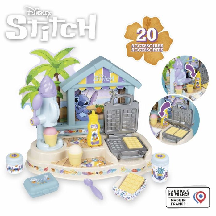 Smoby Stitch Beach Bar Playset, Set de Juego Temático de Playa con 12 Accesorios, para Niños de 3 Años 6 Smoby Stitch Beach Bar Playset, Set de Juego Temático de Playa con 12 Accesorios, para Niños de 3 Años 6