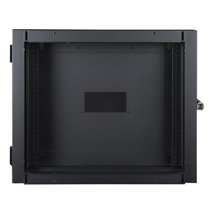 Lanview Professional Network Series Armario Rack 19" 9U Doble Sección Montaje Mural 150mm Profundidad Negro RAL 9005 1