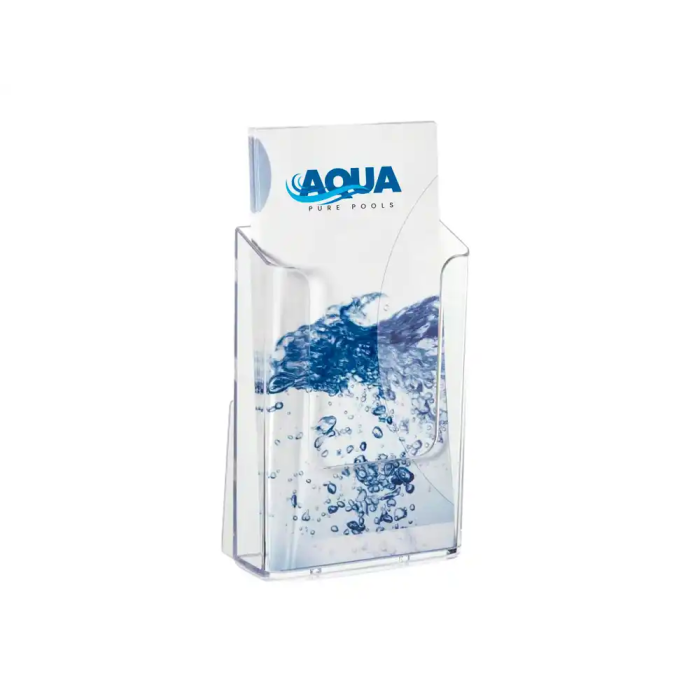 Archivo 2000 Expositor sobremesa 1 compartimento 1/3 A4 vertical fondo cajetín 34 mm transparente Poliestireno 165x70x110 mm 1