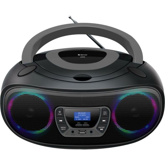 Radio Portátil Denver Electronics TDB-212GR Bluetooth Radio Portátil Denver Electronics TDB-212GR Bluetooth