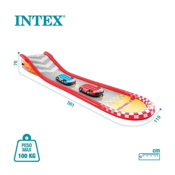 Pista hinchable deslizante racing fun 561x119x76 cm 4