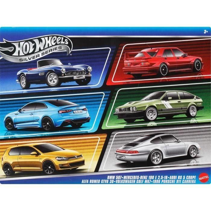 Hot Wheels JBY79 Euro Style Multipack - Coches de Juguete Pequeños - Set de Vehículos para Niños y Niñas a partir de 3 Años 1