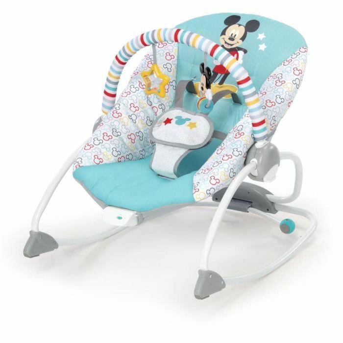 Bright Starts Transat Disney Baby Mickey - Evolutif - 61 x 86 x 71 cm - Azul - Nacimiento