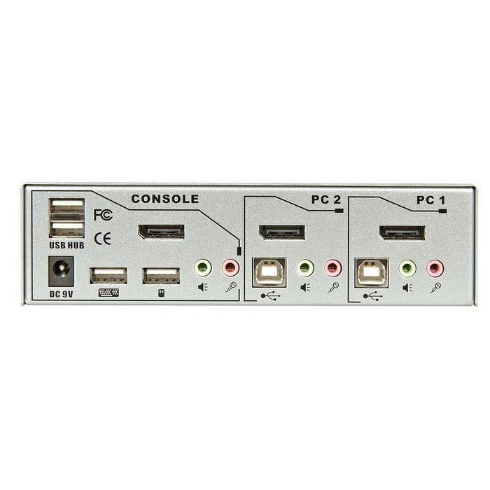 Lindy 2 Port KVM Switch Pro USB 2.0, DisplayPort 1.2 with TTU 1 Lindy 2 Port KVM Switch Pro USB 2.0, DisplayPort 1.2 with TTU 1