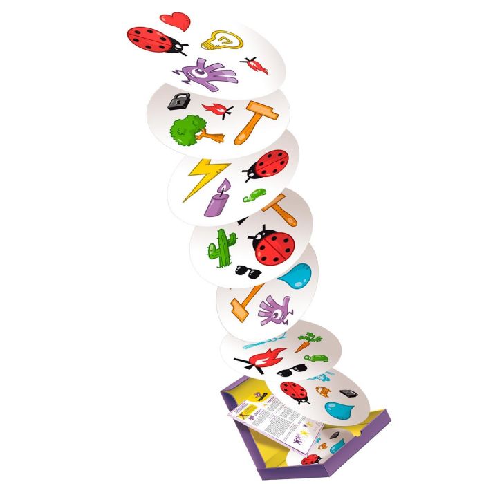 Zygomatic Dobble Giant - Juego de Cartas de Observación Gigante 24,5 cm, 4 Variantes, +6 años, 2-12 Jugadores, Multilenguaje 4 Zygomatic Dobble Giant - Juego de Cartas de Observación Gigante 24,5 cm, 4 Variantes, +6 años, 2-12 Jugadores, Multilenguaje 4