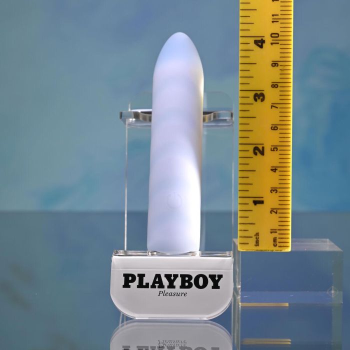 Vibrador Evolved Playboy Azul Blanco 11 Vibrador Evolved Playboy Azul Blanco 11