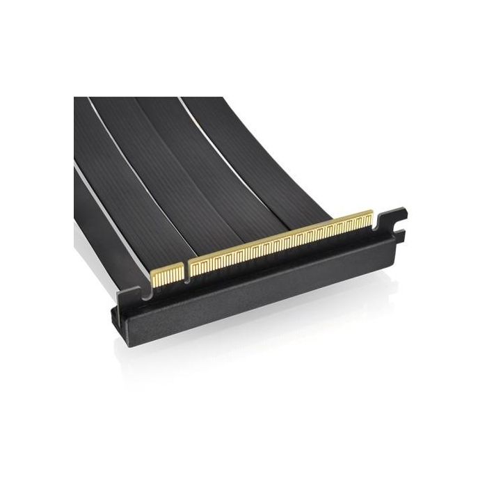 Thermaltake PCI-E 4.0 Dual 90 Degree Riser Cable 130mm 90 Adapter Black 4 Thermaltake PCI-E 4.0 Dual 90 Degree Riser Cable 130mm 90 Adapter Black 4