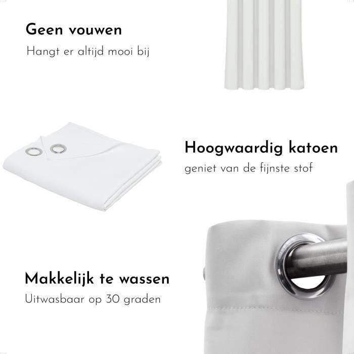 Today TOD3574643560025 Cortina Oemptball de la Colección Hoy Esencial, color Tiza, 140x240 cm 4 Today TOD3574643560025 Cortina Oemptball de la Colección Hoy Esencial, color Tiza, 140x240 cm 4