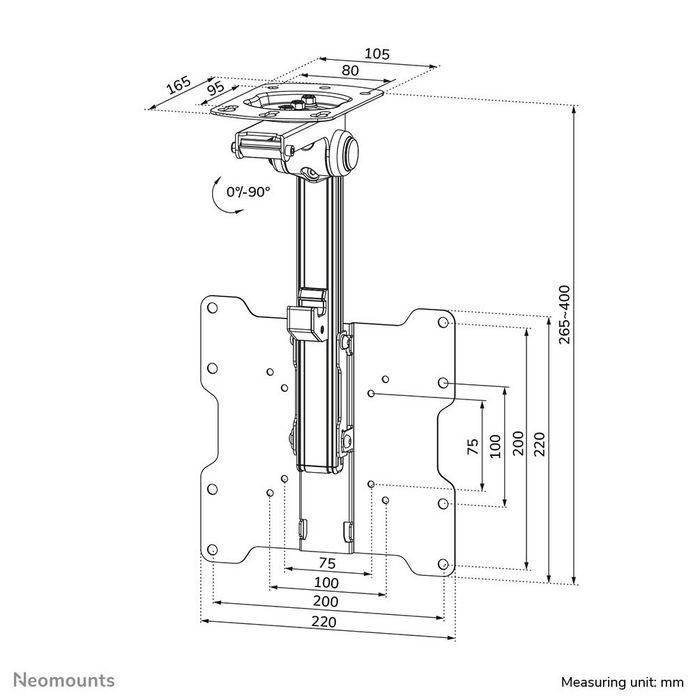 Soporte TV Neomounts FPMA-C020BLACK 10" 40" 20 kg 3