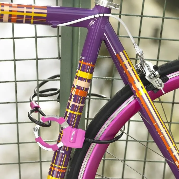 Master Lock 8275EURDPRO Cable para candado con esposas, 1 m, 8 mm de diámetro, ideal para scooters y bicicletas, revestimiento de vinilo 3