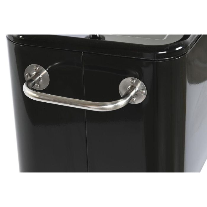Nevera Portátil DKD Home Decor 74 x 43 x 83 cm Negro Acero Aluminio Polipropileno 56 L 5