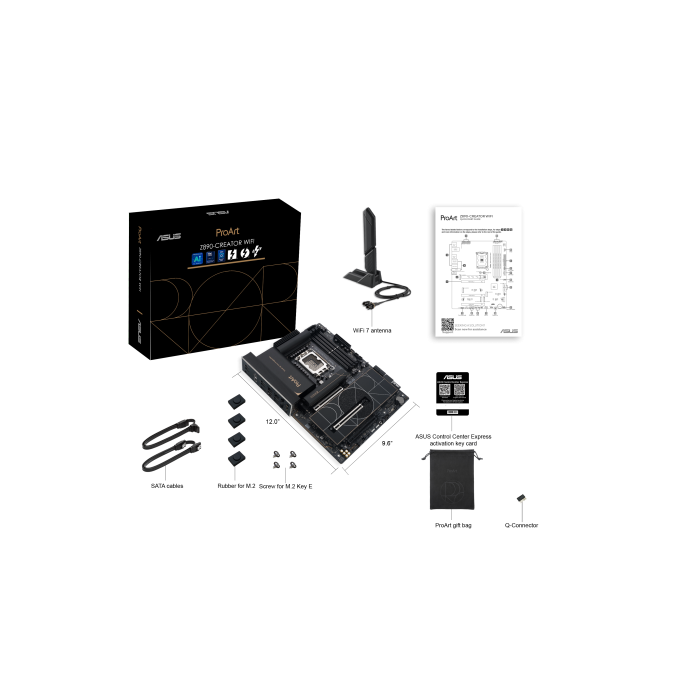 ASUS PROART Z890-CREATOR WiFi Intel Z890 LGA 1851 (Socket V1) ATX 14 ASUS PROART Z890-CREATOR WiFi Intel Z890 LGA 1851 (Socket V1) ATX 14
