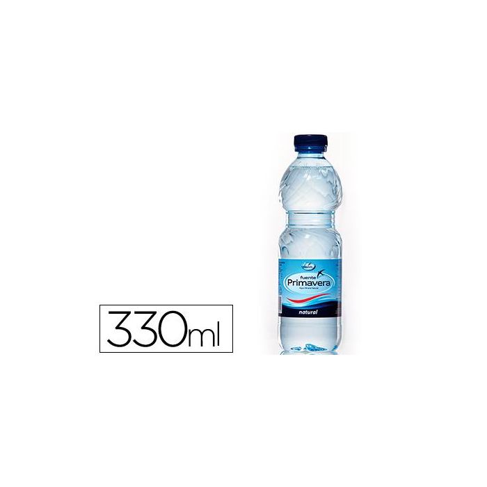 Agua Mineral Natural Fuente Primavera Botella De 330 mL 24 unidades