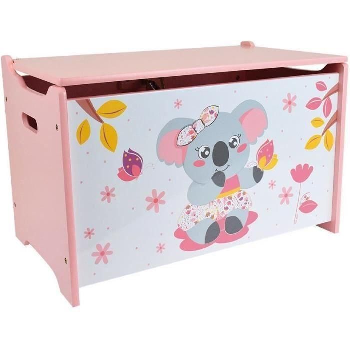 CALLY MIMI KOALA Caja de juguetes de madera ± 40 x 58 x 36 cm para niños 1 CALLY MIMI KOALA Caja de juguetes de madera ± 40 x 58 x 36 cm para niños 1