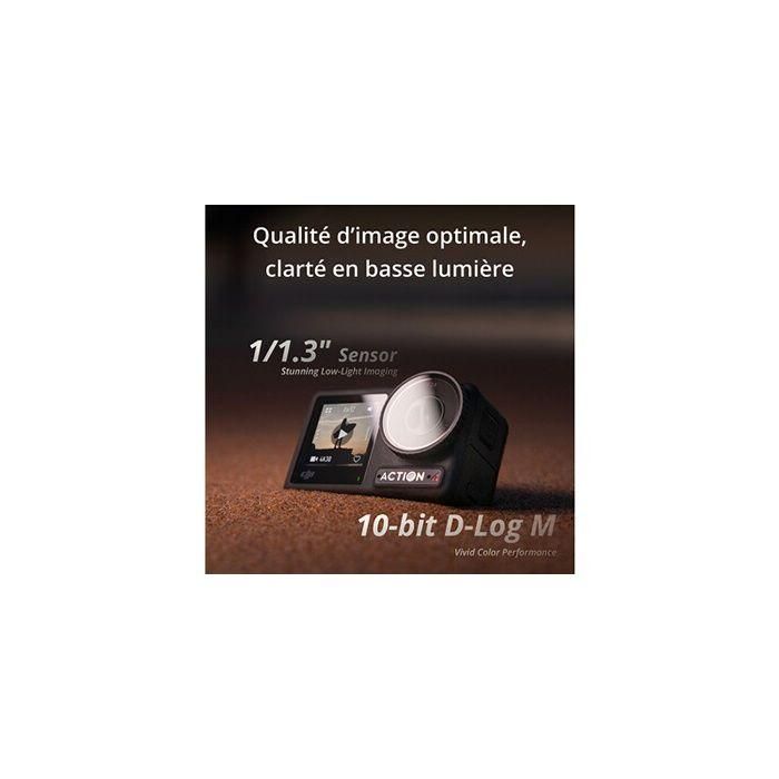DJI DJI1692227323897 Cámara deportiva Osmo Action 4 - 4K/120fps - Estabilización RockSteady 3.0 - Sumergible 18m 1