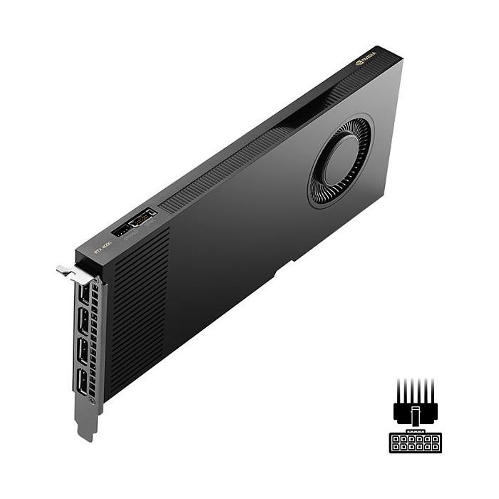 PNY Tarjeta Gráfica NVIDIA RTX 4000 Ada Generation 20GB GDDR6 PCI Express x16 4.0 Retail Box 1