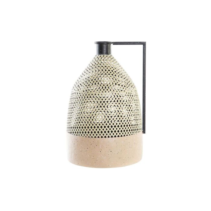 Jarrón DKD Home Decor Negro Metal Marrón Marrón claro (26 x 26 x 39 cm) Jarrón DKD Home Decor Negro Metal Marrón Marrón claro (26 x 26 x 39 cm)