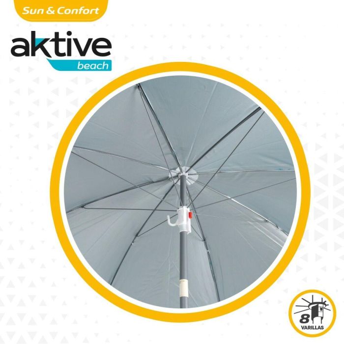 Sombrilla Aktive 180 x 193 x 180 cm 180 x 180 x 180 cm 180 x 196 x 180 cm (12 Unidades) 3