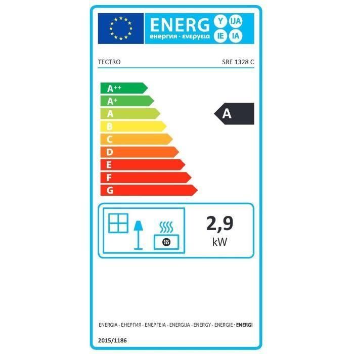 STOVER SRE 1228 C Estufa electrónica de aceite 2850 W - Volumen 46-115 m³ - Detector CO2 - Seguridad Múltiple - Pantalla LCD - Negro 1 STOVER SRE 1228 C Estufa electrónica de aceite 2850 W - Volumen 46-115 m³ - Detector CO2 - Seguridad Múltiple - Pantalla LCD - Negro 1