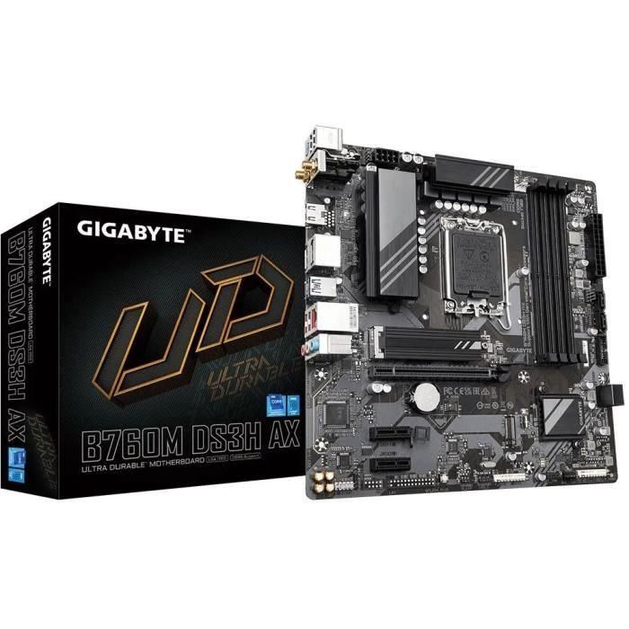 GIGABYTE B760M DS3H AX Placa Base - Óptima para Gaming y Workstation