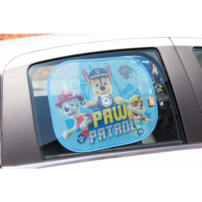 Nickelodeon Paw Patrol CZ10241 Cortinas Laterales para Coche 44x35 cm 2Pz, Protección UV para Asientos Traseros, Decora y Atenúa Rayos Solares 2